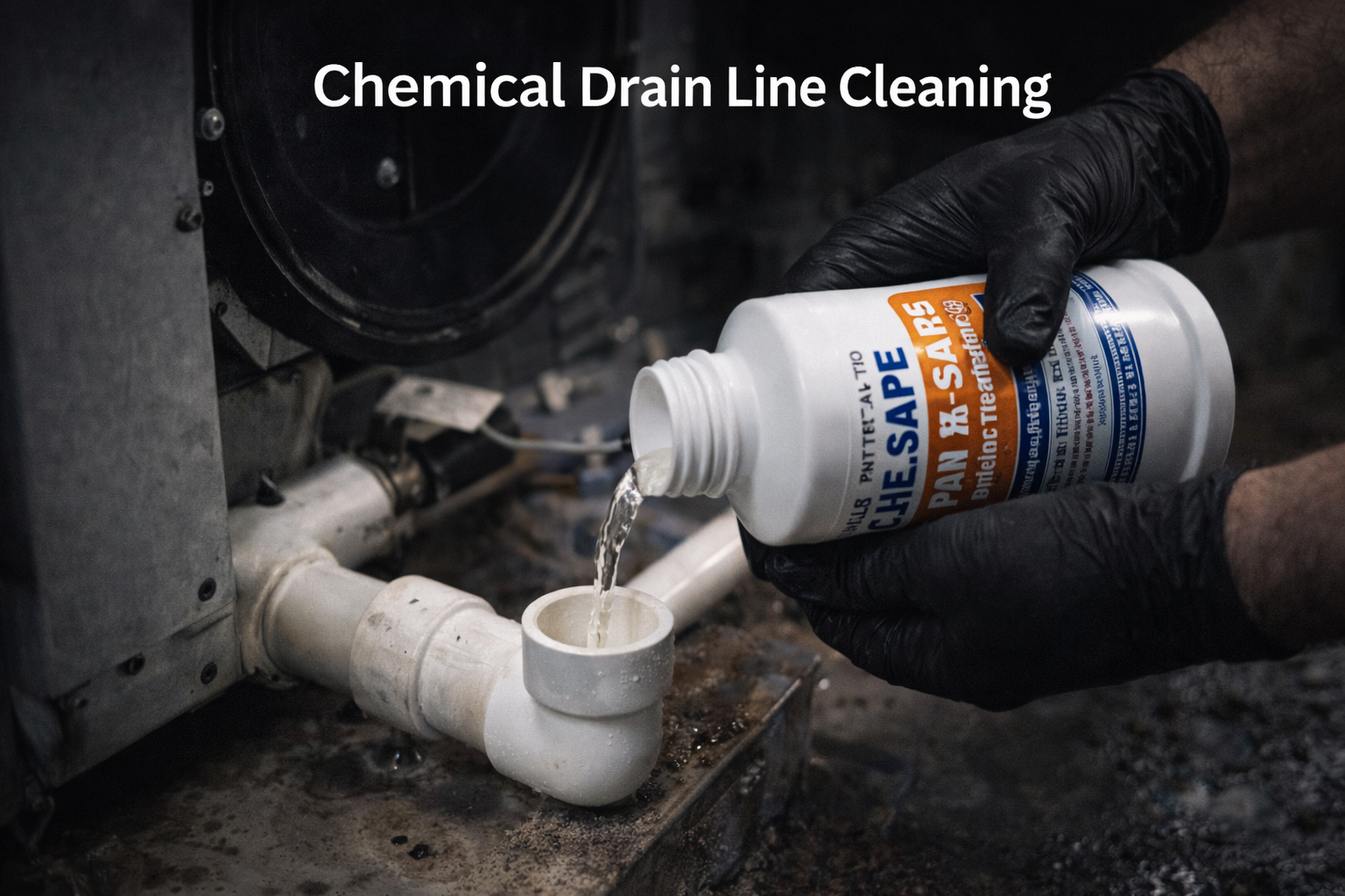 AC drain line treatment